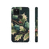 Dark Green Festive Holly in Watercolor - Impact Resistant Phone Case Google Pixel 5 5G Glossy
